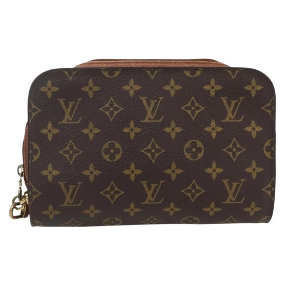 Authentic Louis Vuitton Orsay Monogram Canvas Clutch | LV Wristlet Pouch - Picture 2 of 16